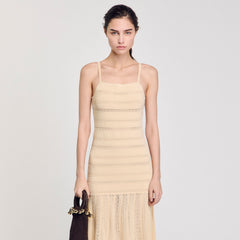 Sandro Women Knit maxi dress