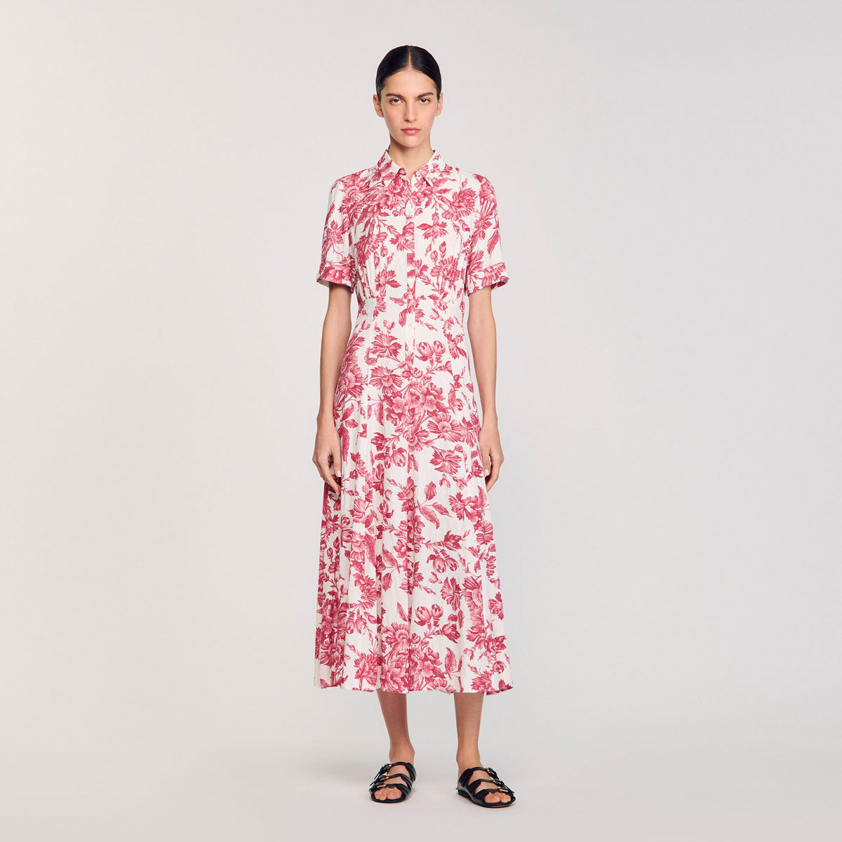 Sandro Women Floral patterned maxi dress