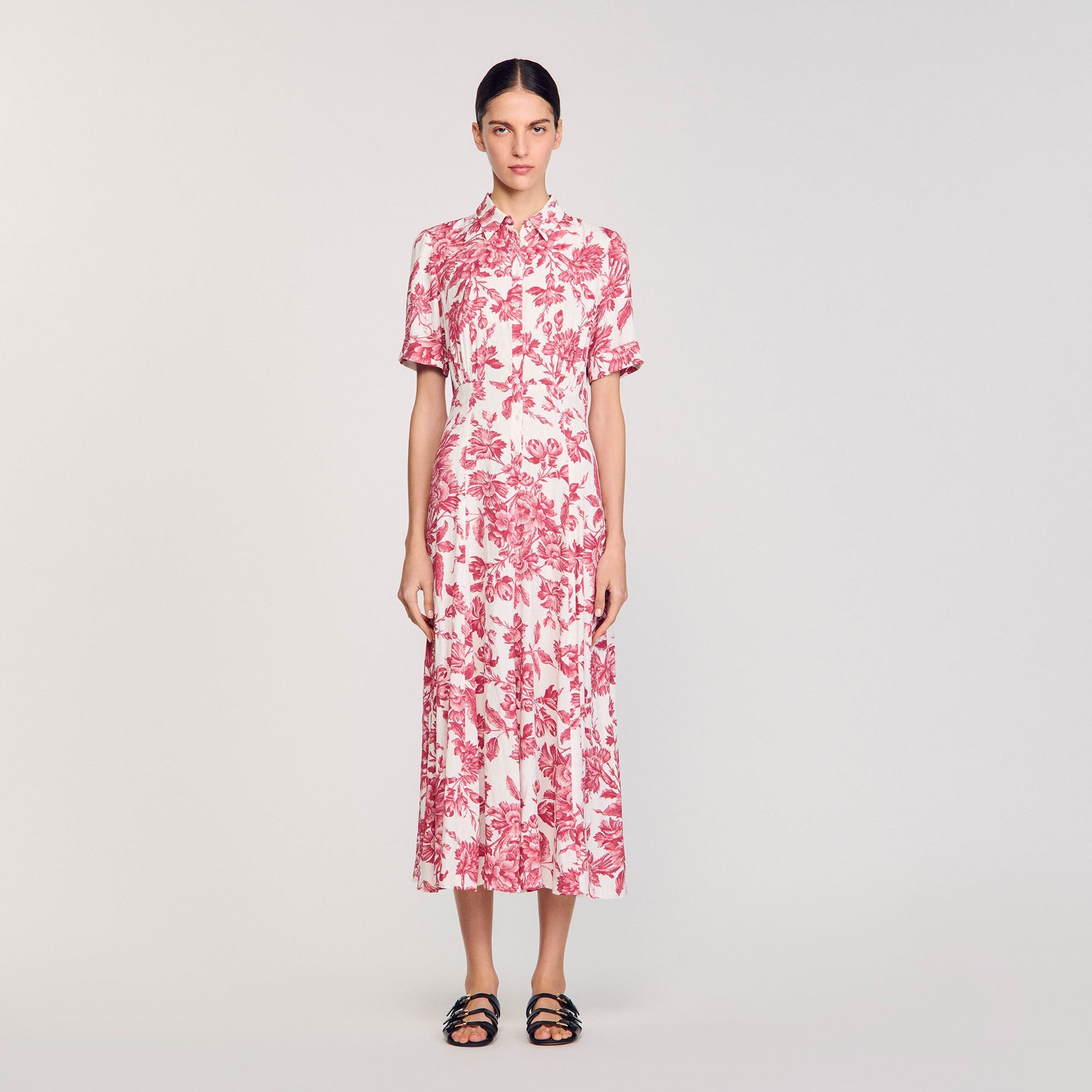 Sandro Women Floral patterned maxi dress