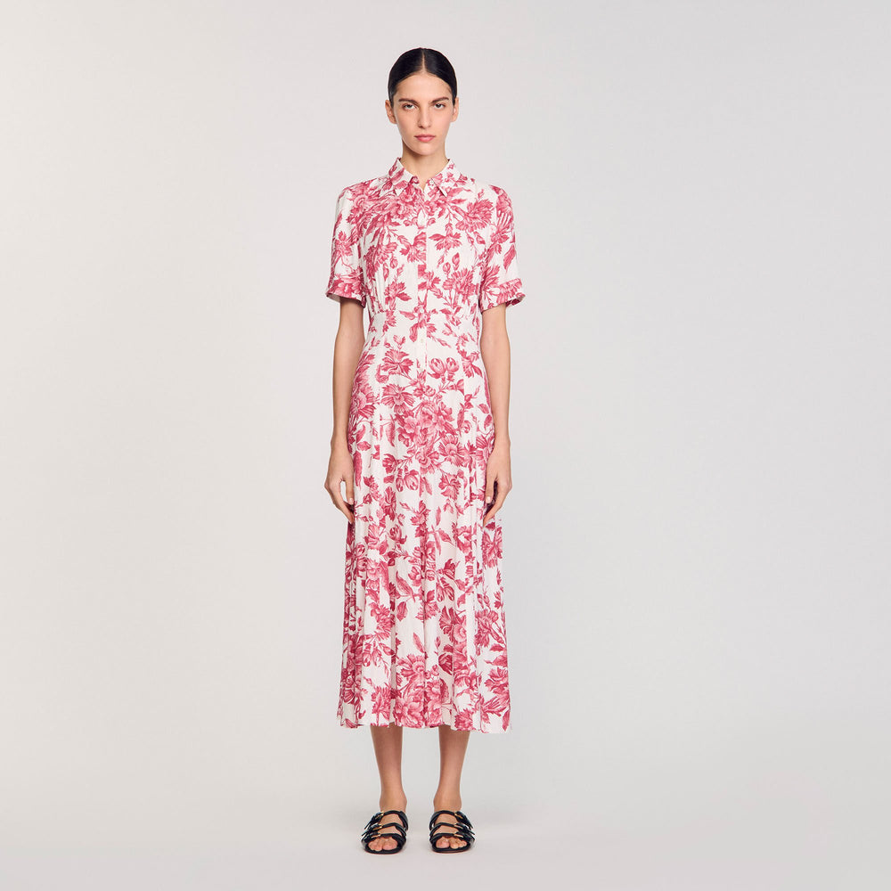 Sandro Women Floral patterned maxi dress