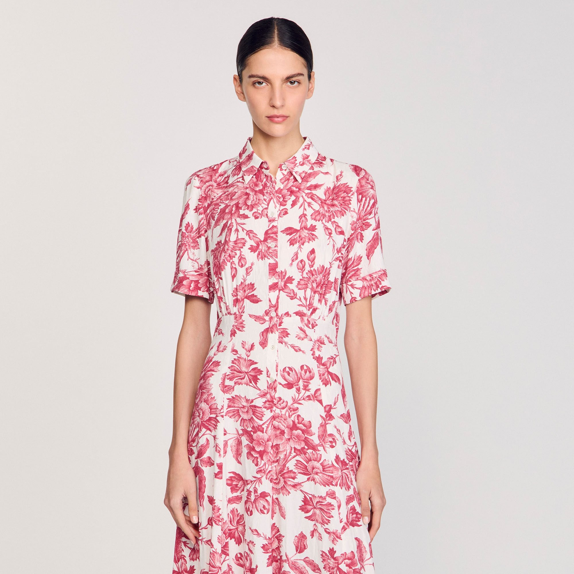 Sandro Women Floral patterned maxi dress
