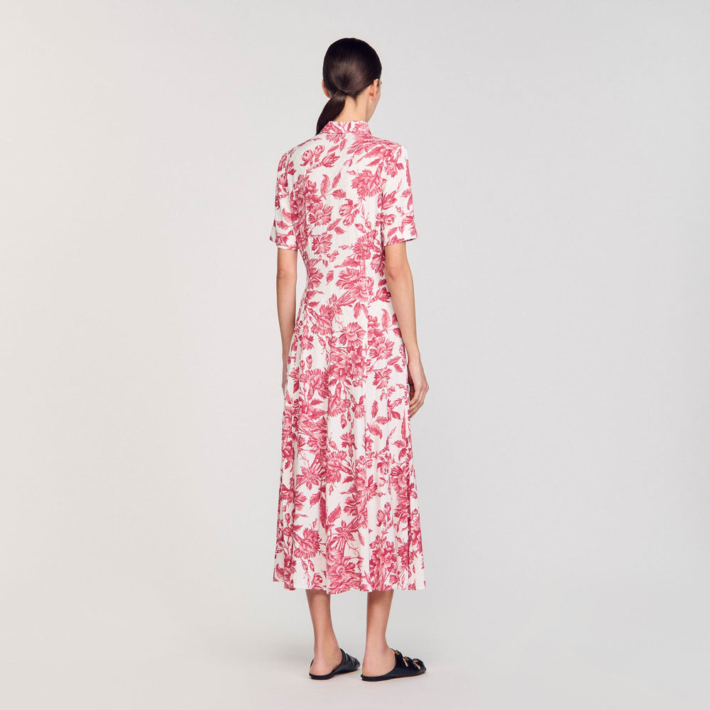 Sandro Women Floral patterned maxi dress
