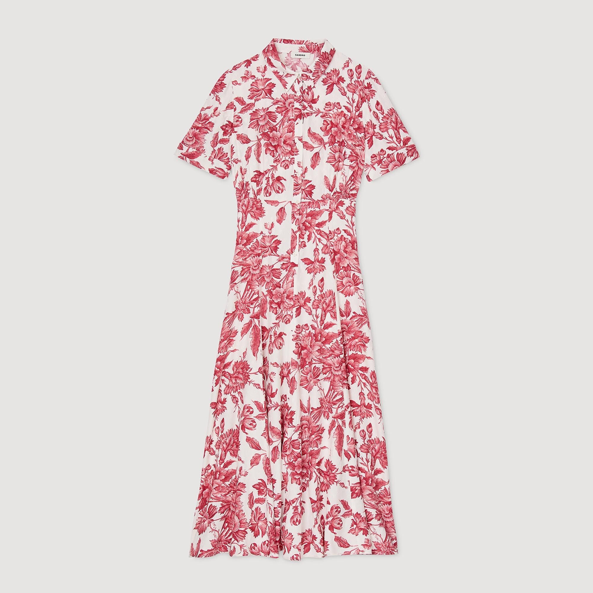 Sandro Women Floral patterned maxi dress