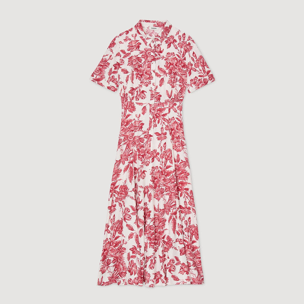 Sandro Women Floral patterned maxi dress