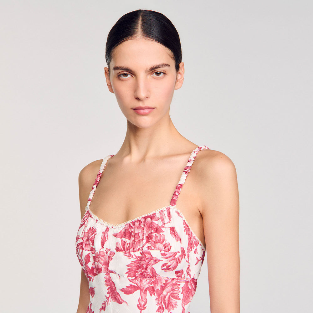 Sandro Women Floral print maxi dress