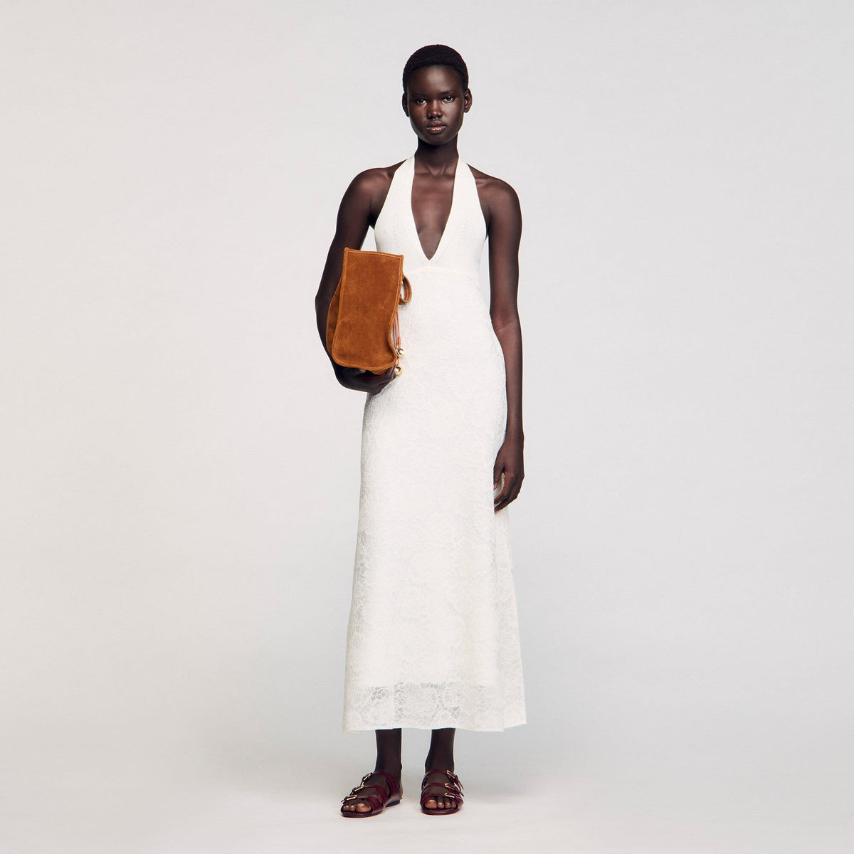 Sandro Women Maxi knit dress