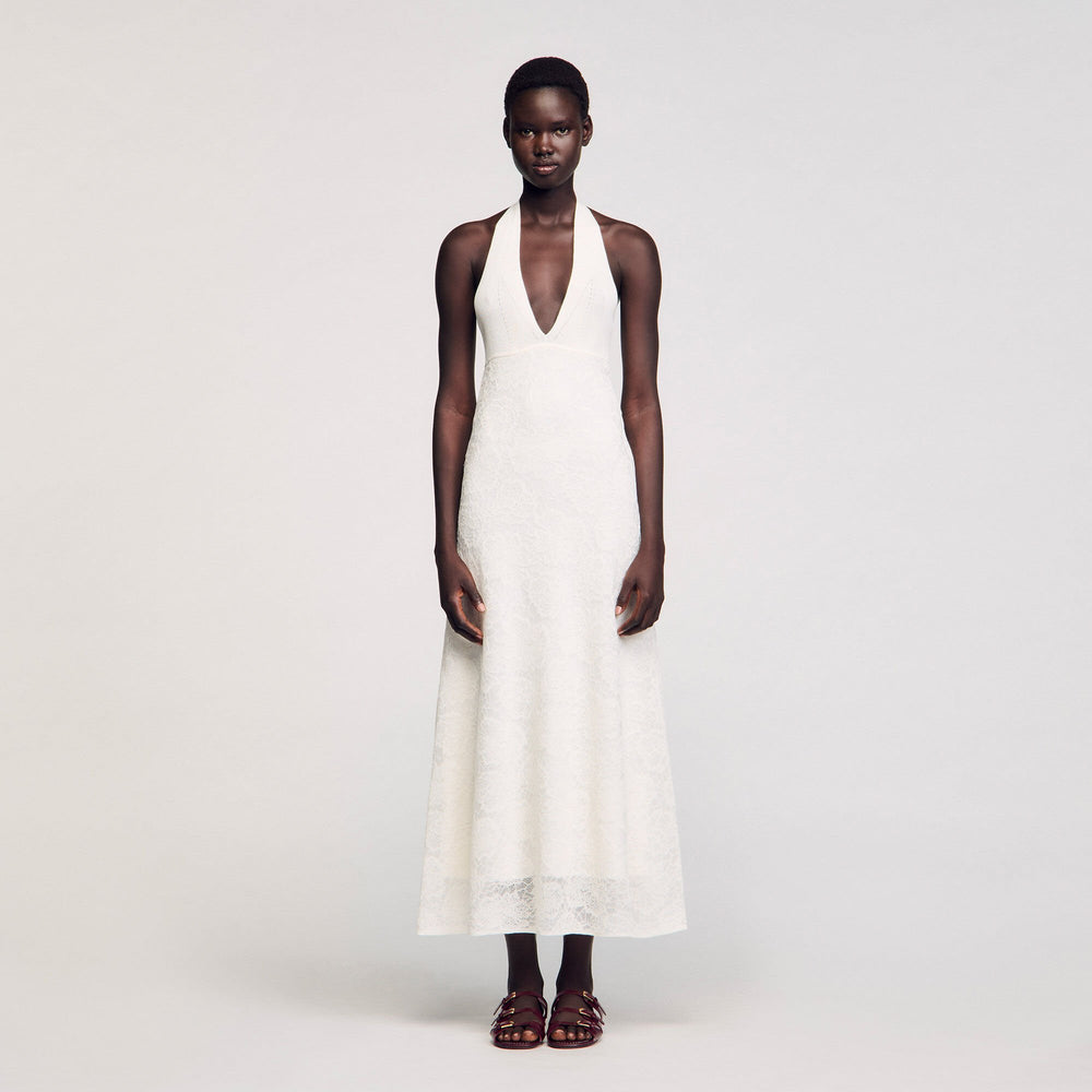 Sandro Women Maxi knit dress