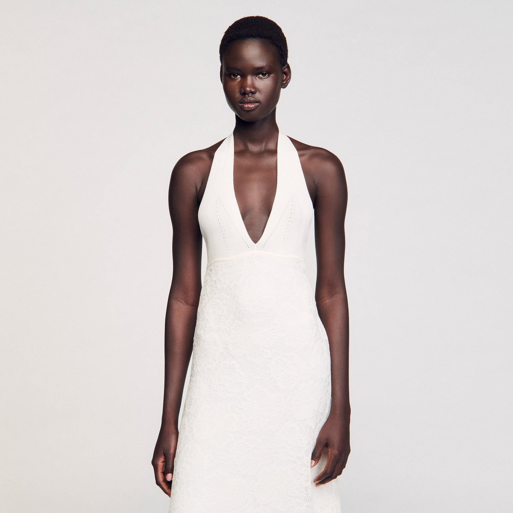 Sandro Women Maxi knit dress