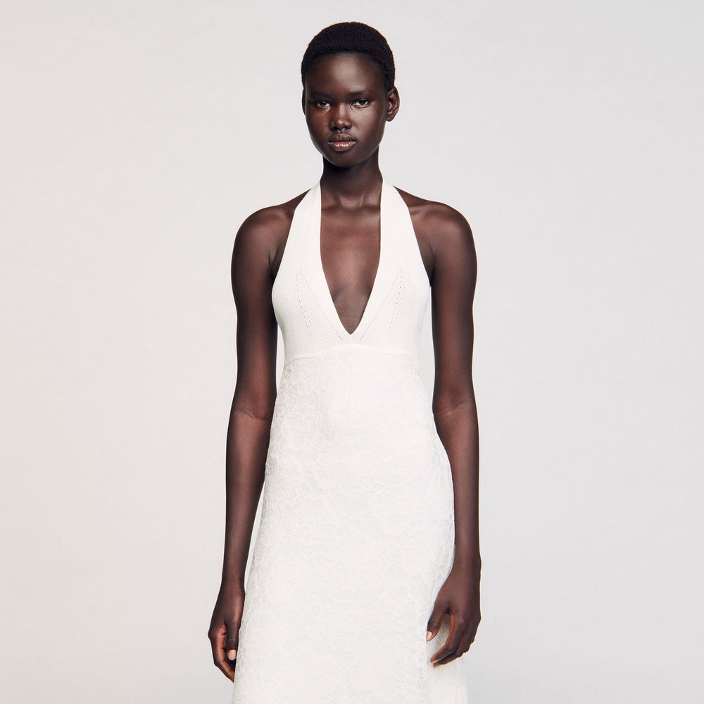 Sandro Women Maxi knit dress