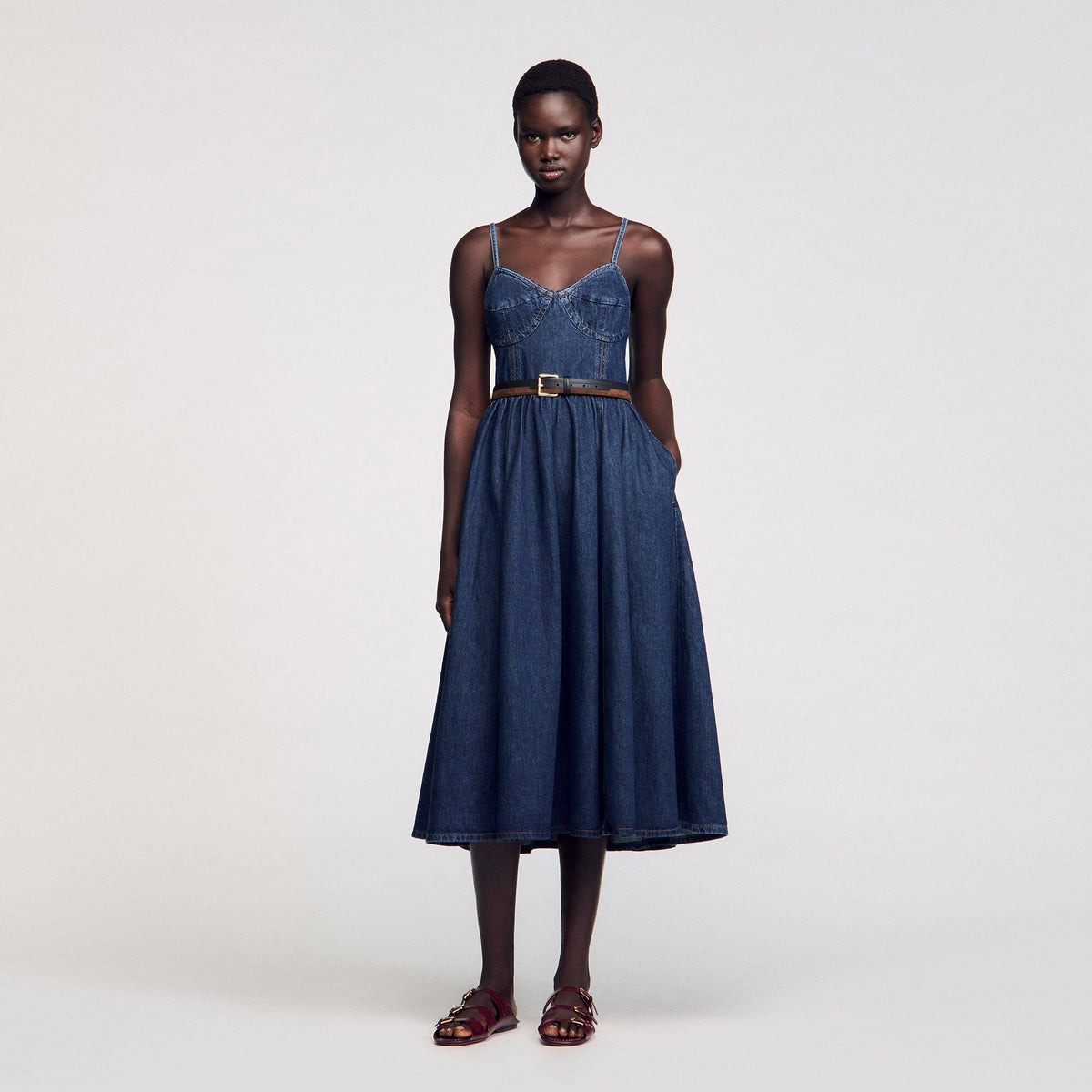 Sandro Women Midi denim dress
