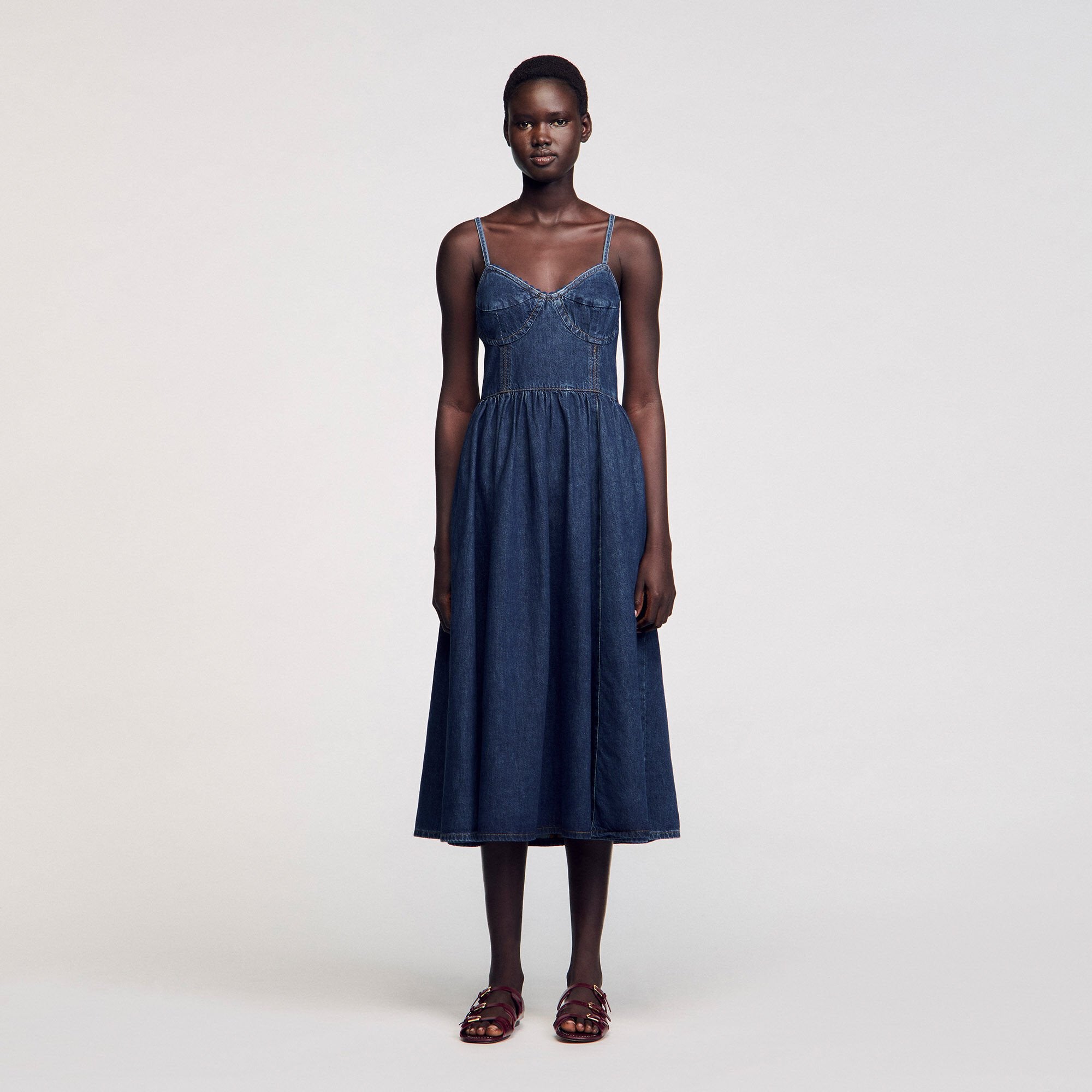 Sandro Women Midi denim dress