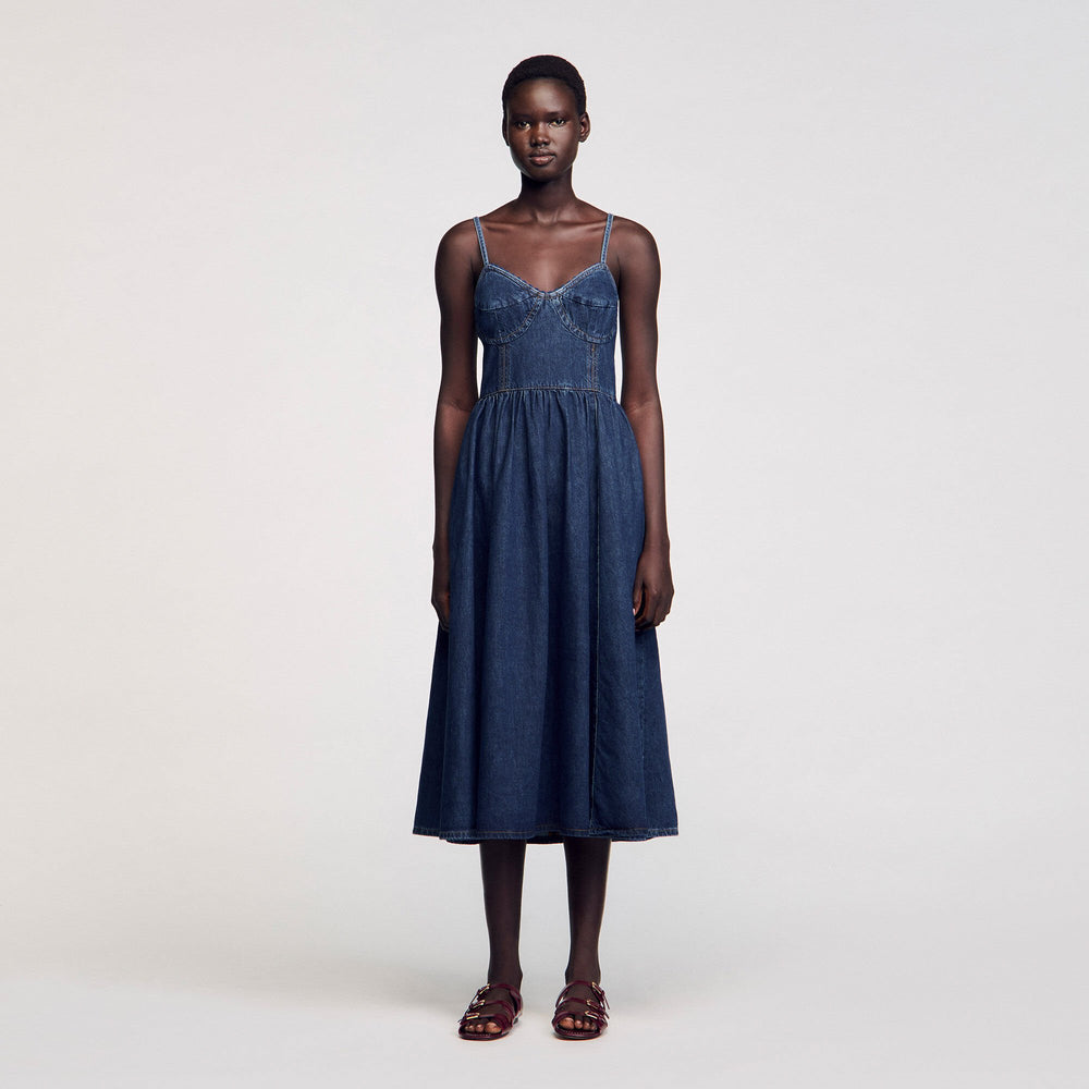Sandro Women Midi denim dress