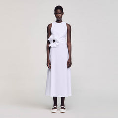 Sandro Women Ruffled sleeveless maxi dress