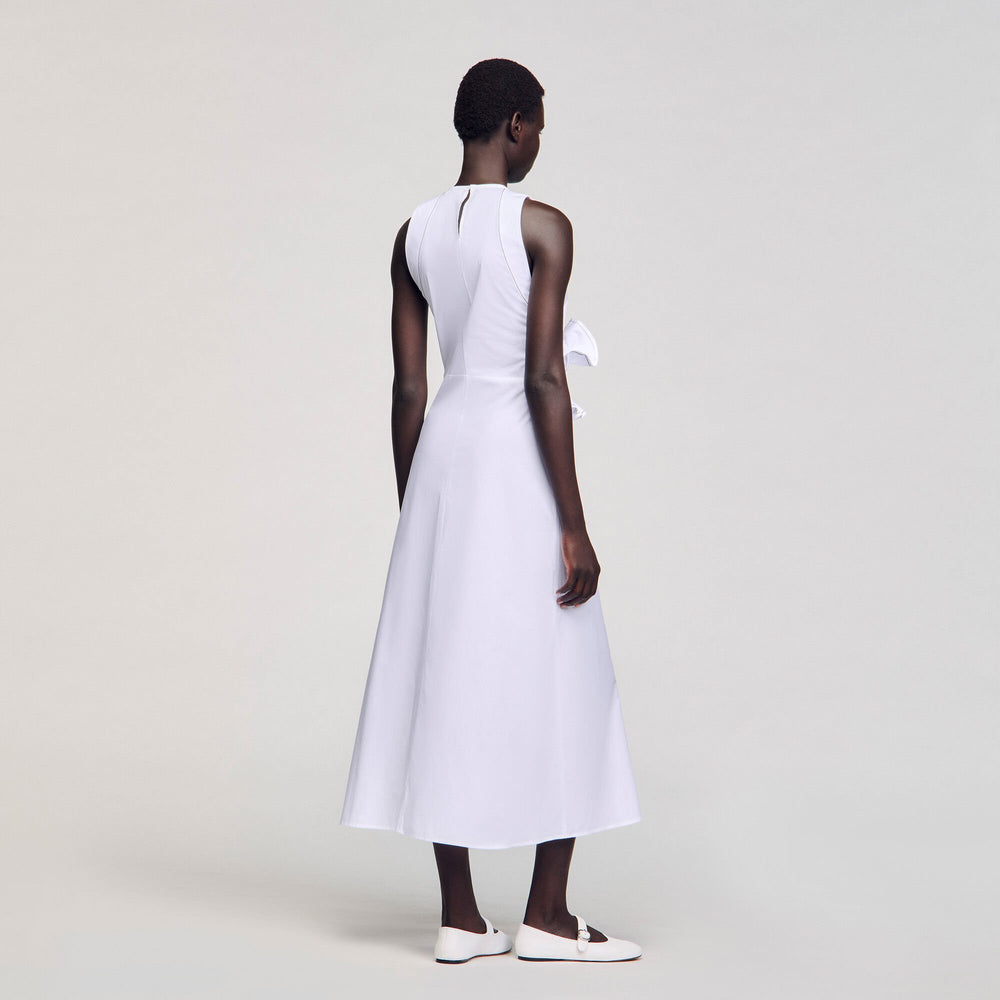 Sandro Women Ruffled sleeveless maxi dress