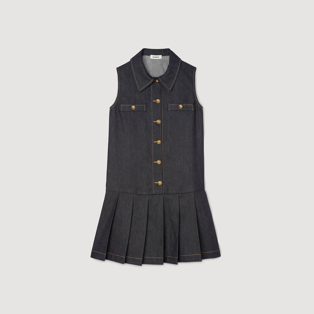 Sandro Women Mini denim dress