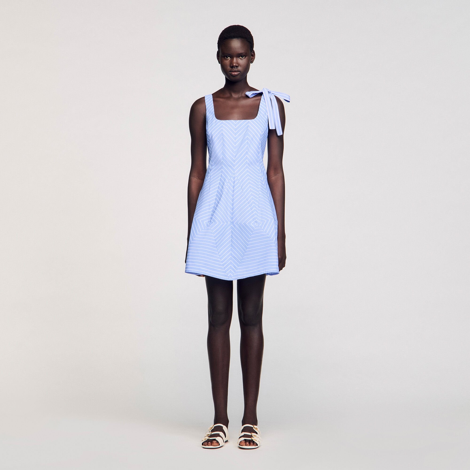 Sandro Women Mini striped dress