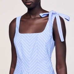 Sandro Women Mini striped dress