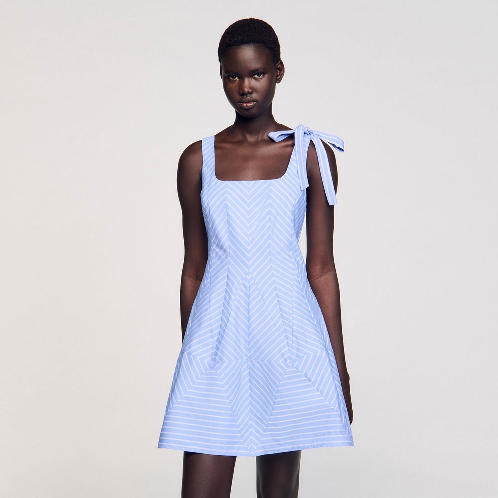 Sandro Women Mini striped dress