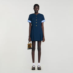 Sandro Women Mini pleated dress