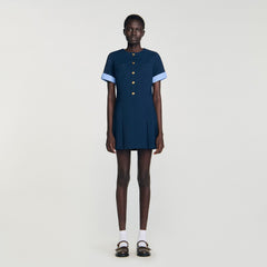 Sandro Women Mini pleated dress