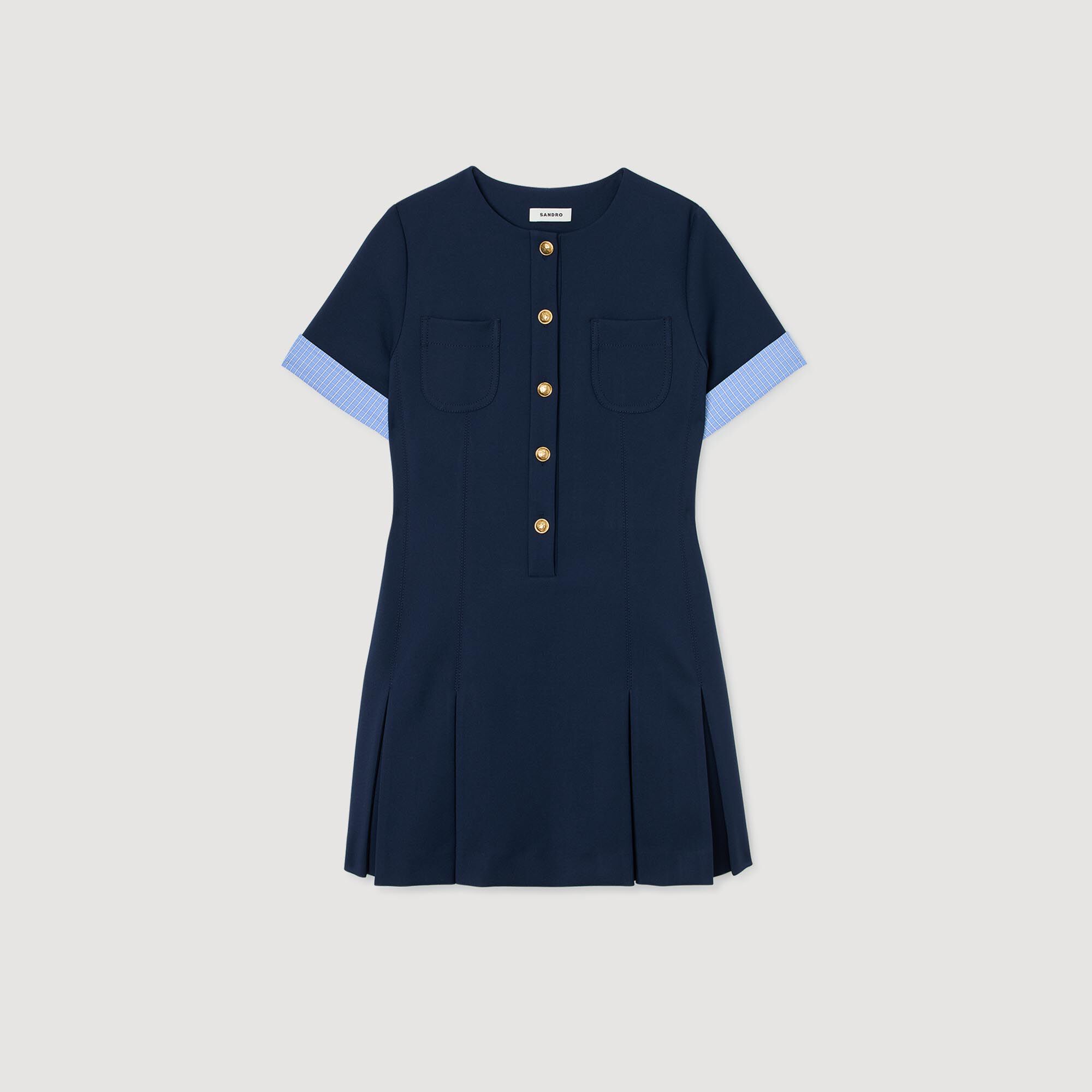 Sandro Women Mini pleated dress