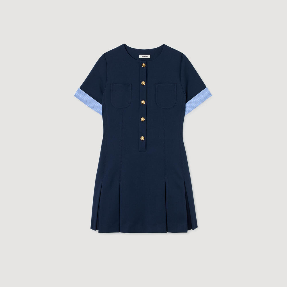 Sandro Women Mini pleated dress