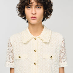 Sandro Women Mini lace dress