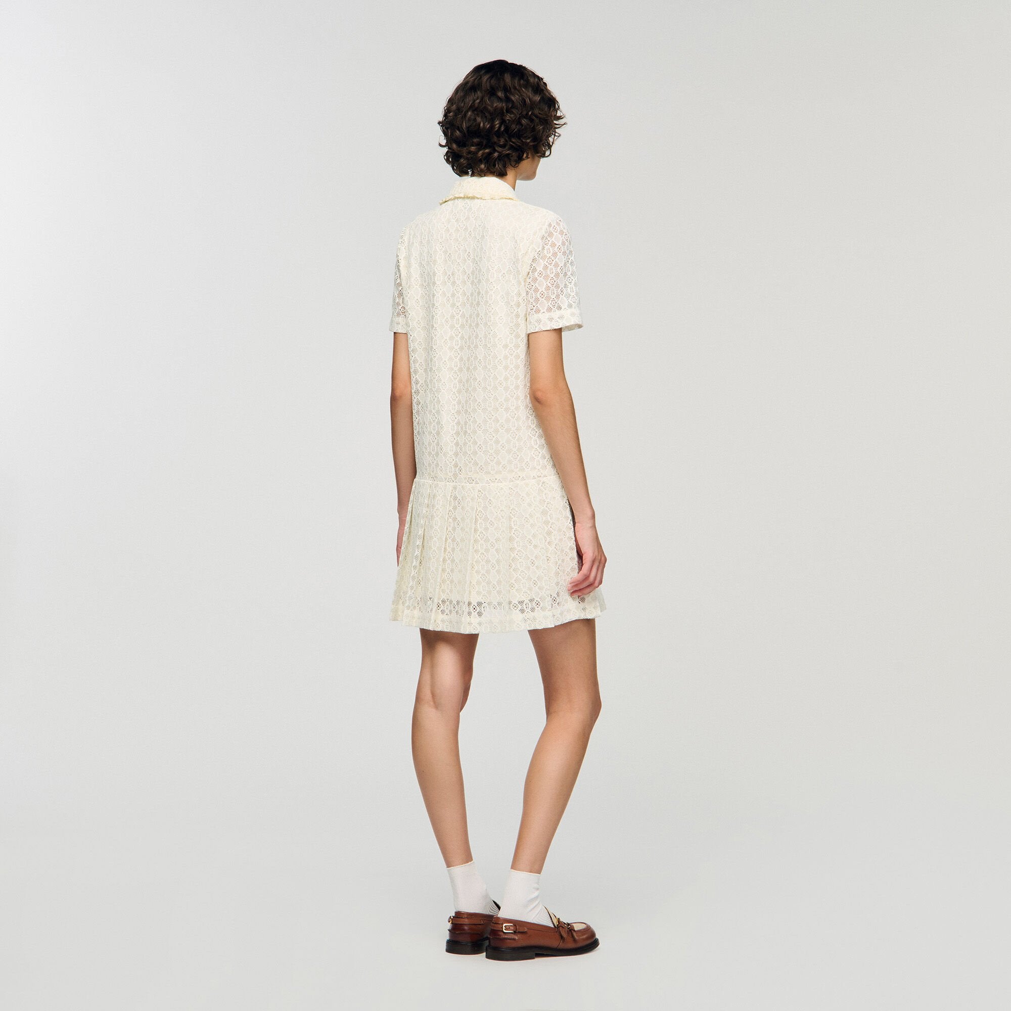 Sandro Women Mini lace dress
