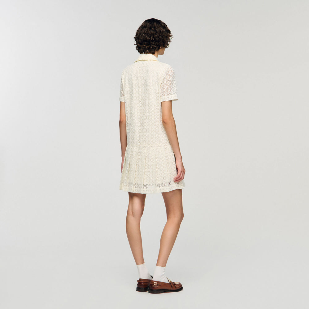 Sandro Women Mini lace dress