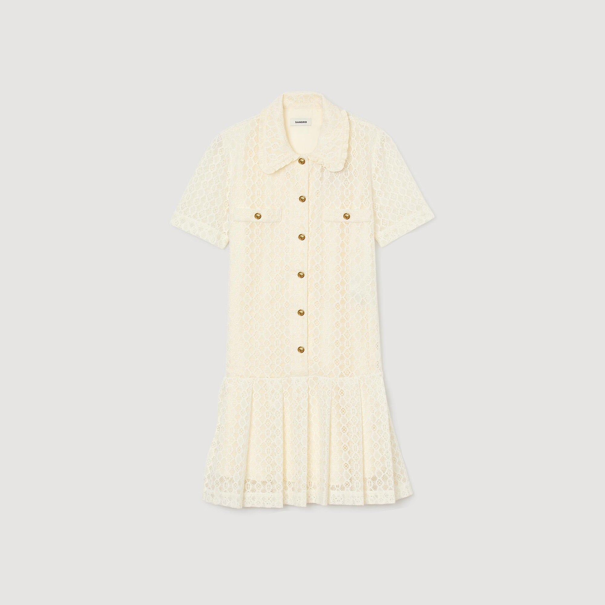 Sandro Women Mini lace dress