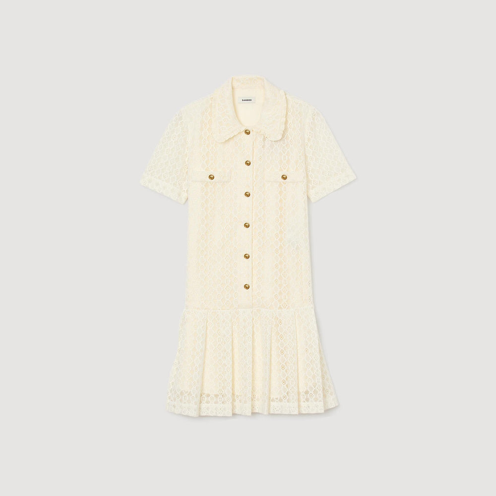 Sandro Women Mini lace dress