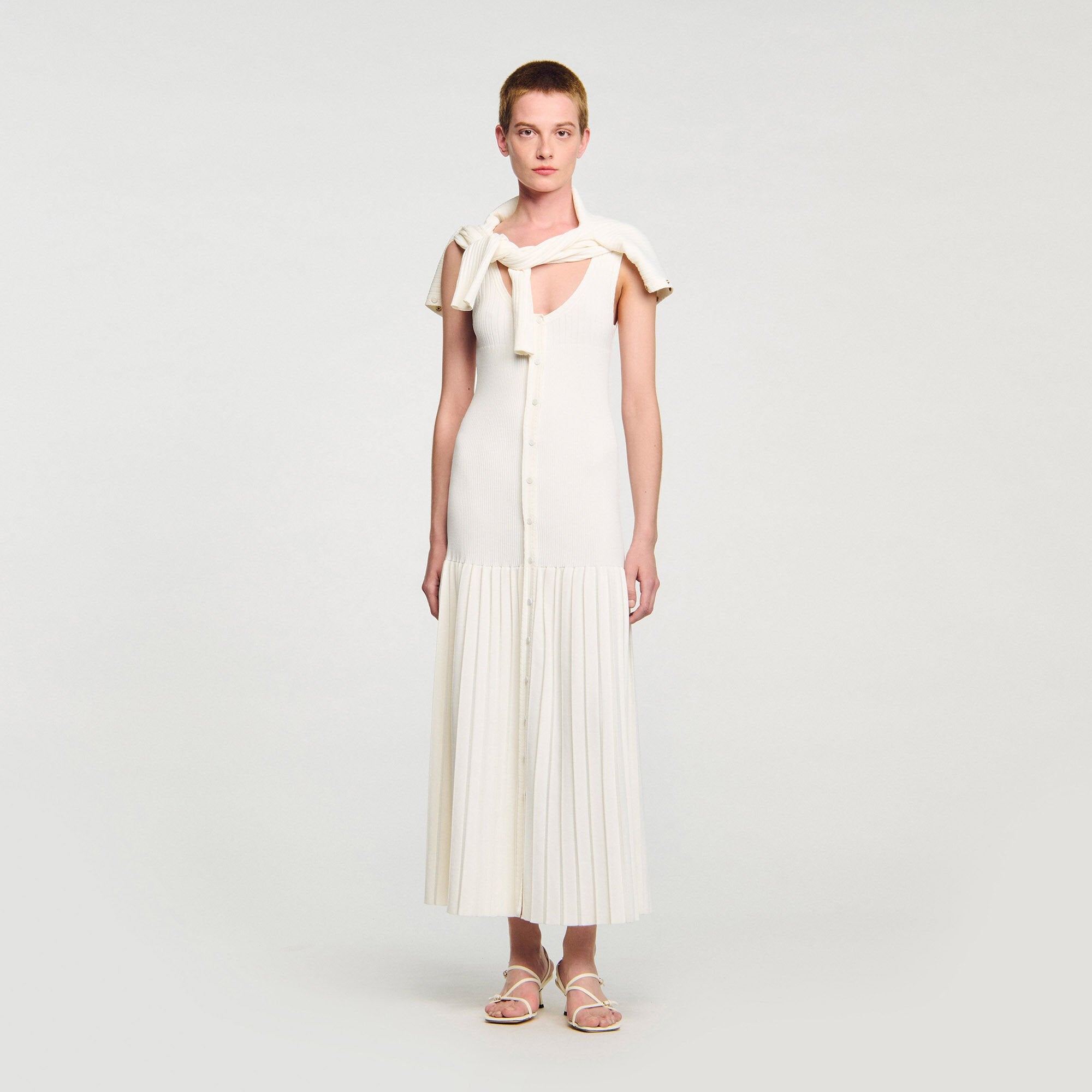 Sandro Women Knit maxi dress