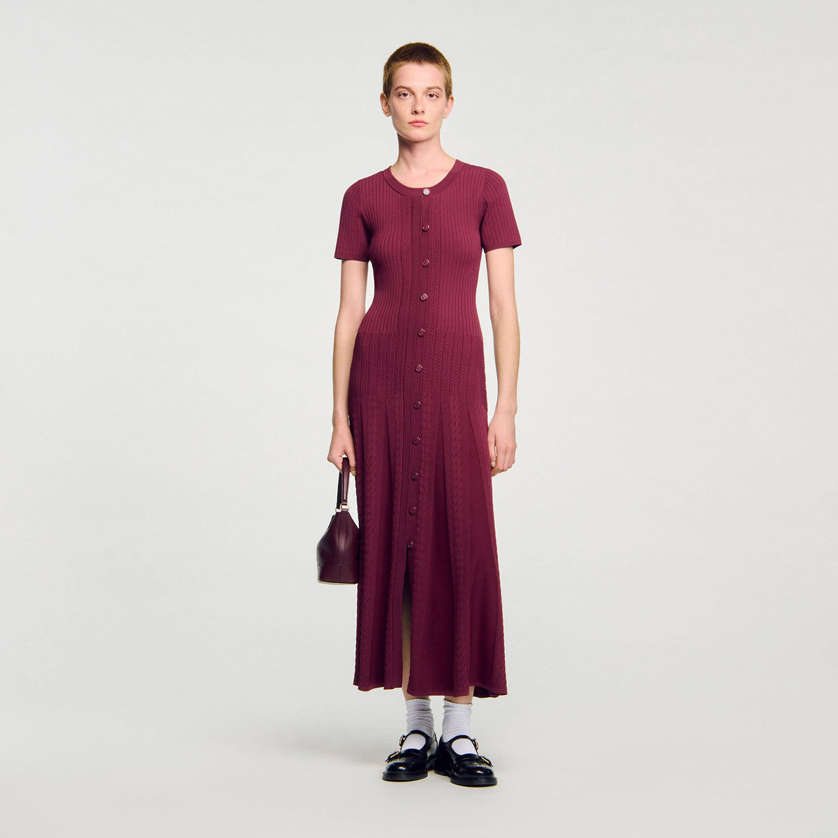 Sandro Women Knit maxi dress