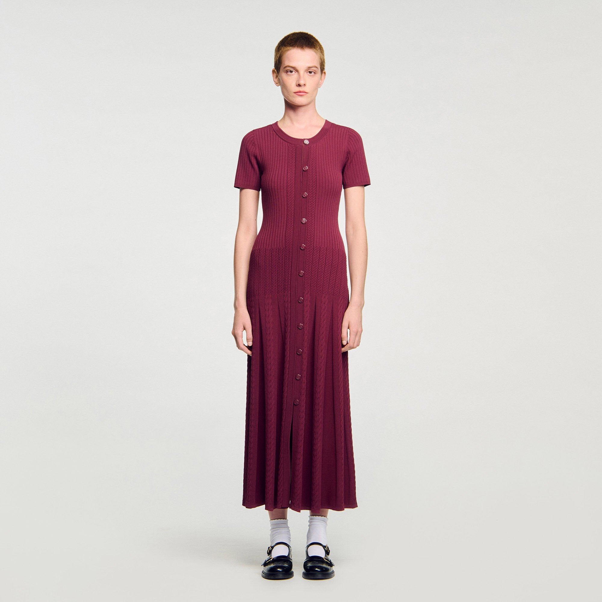 Sandro Women Knit maxi dress