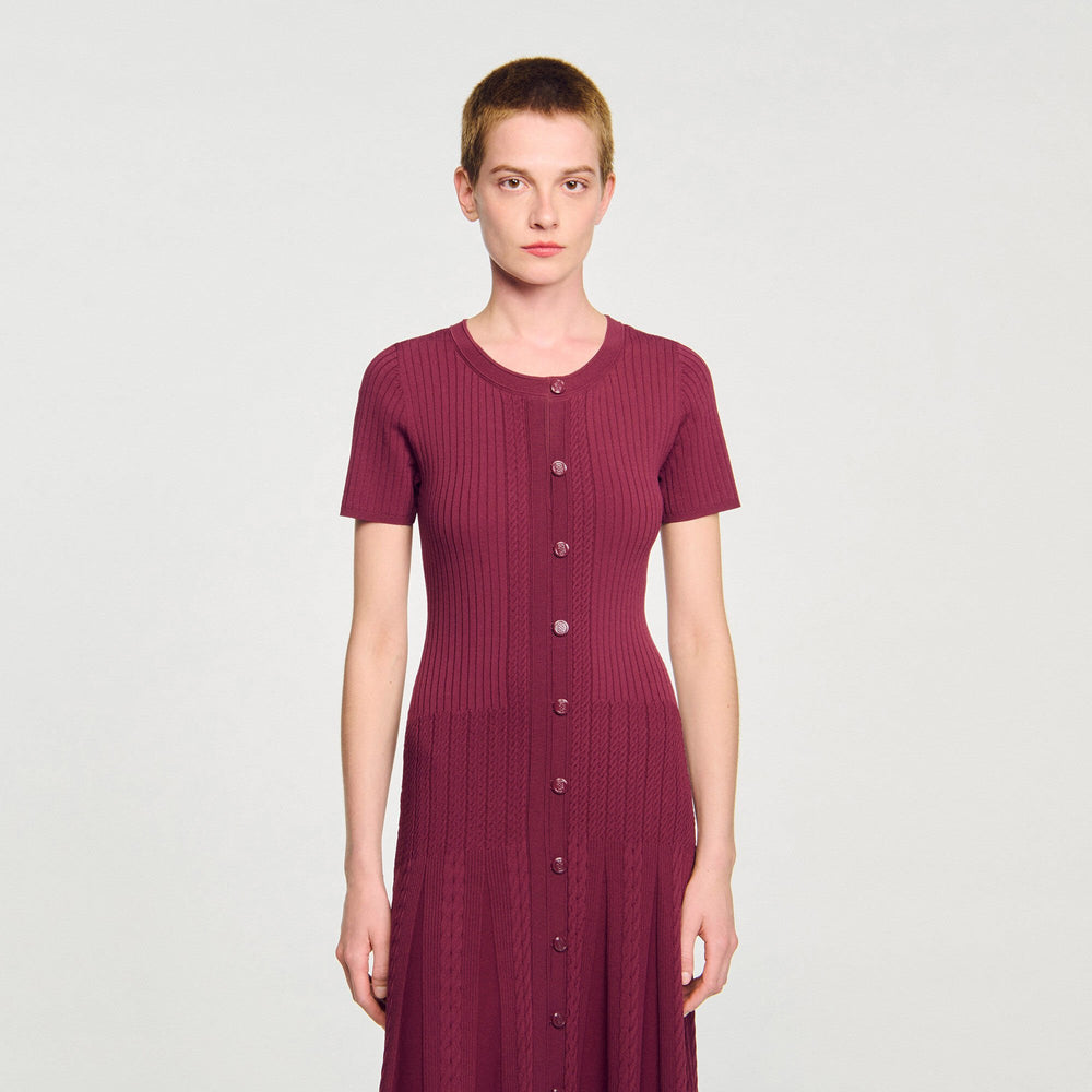 Sandro Women Knit maxi dress