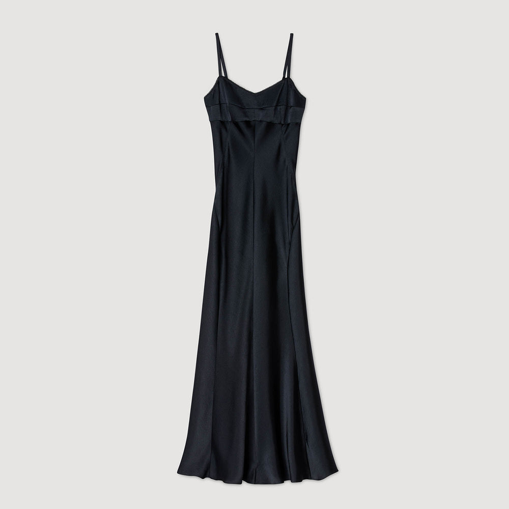 Sandro Women Satin-effect maxi dress