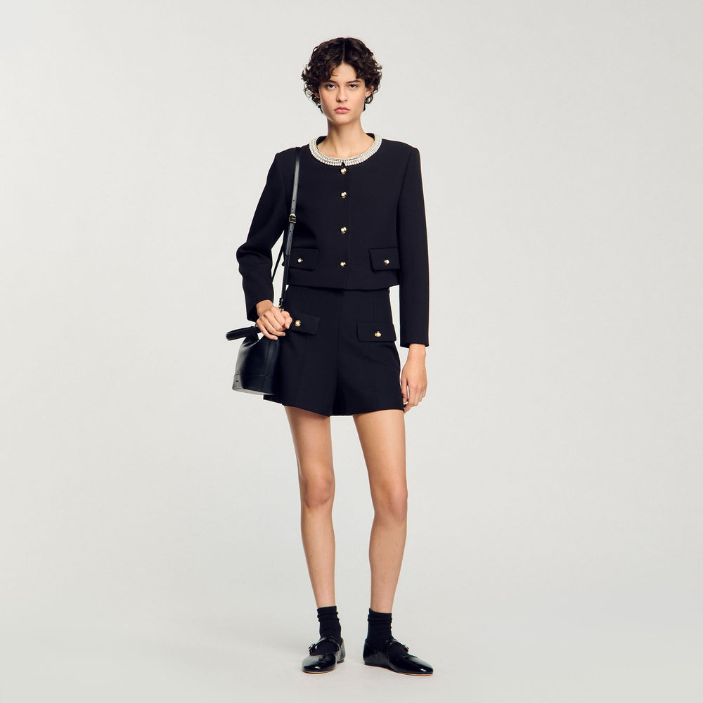 Sandro Women High-waisted shorts
