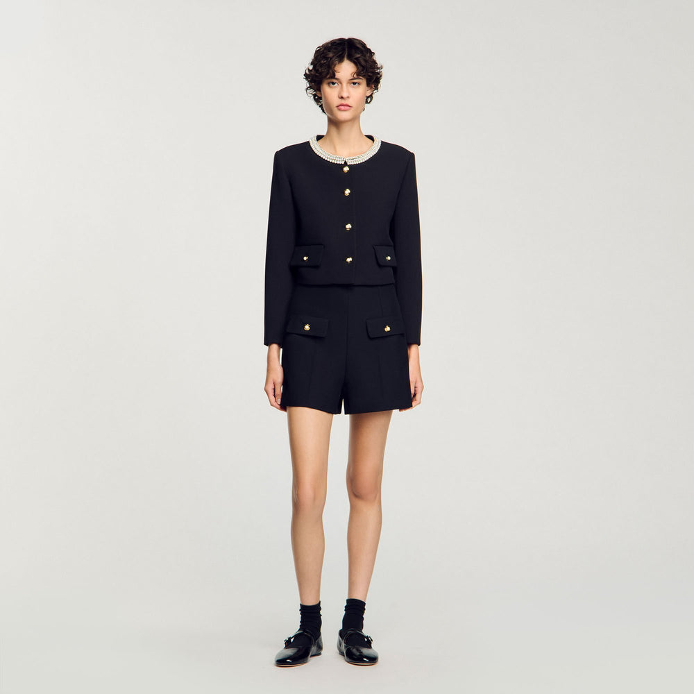 Sandro Women High-waisted shorts
