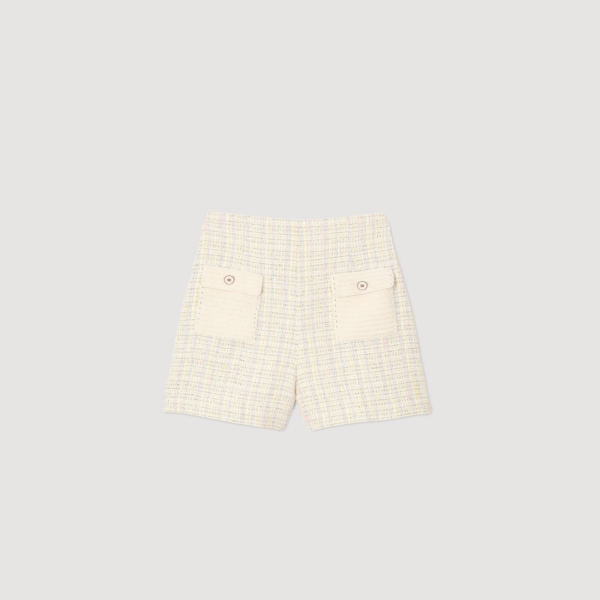Sandro Women Decorative tweed shorts