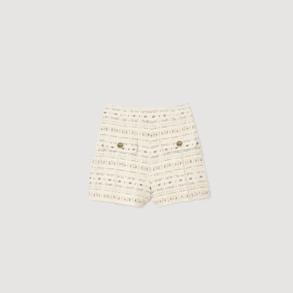 Sandro Women Decorative tweed shorts