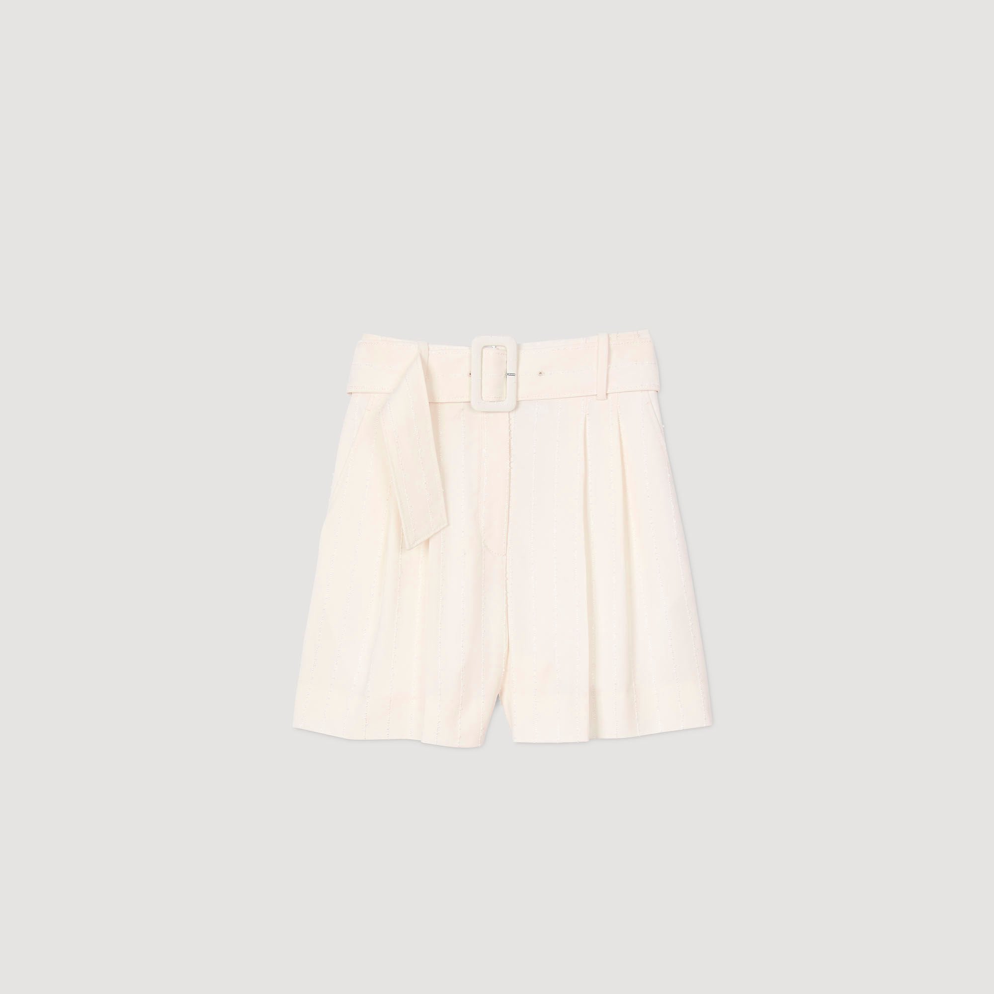 Sandro Women Sequin high-waisted shorts