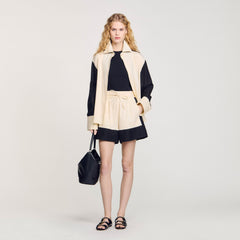 Sandro Women Two-tone shorts