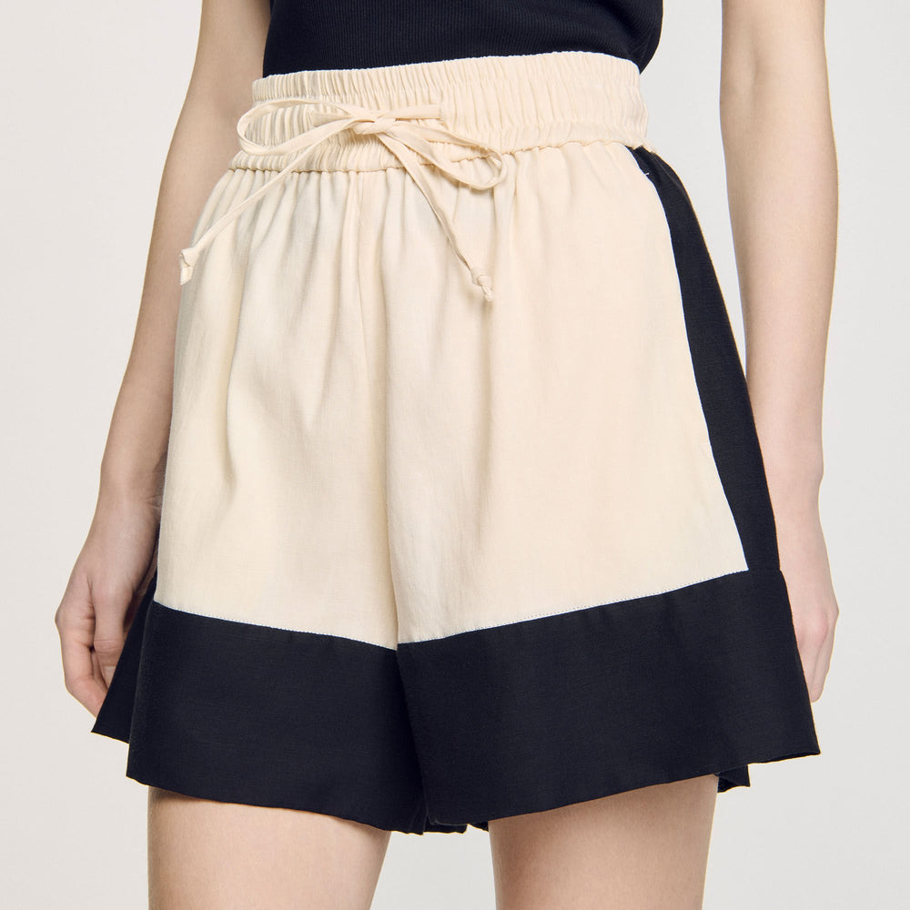 Sandro Women Two-tone shorts