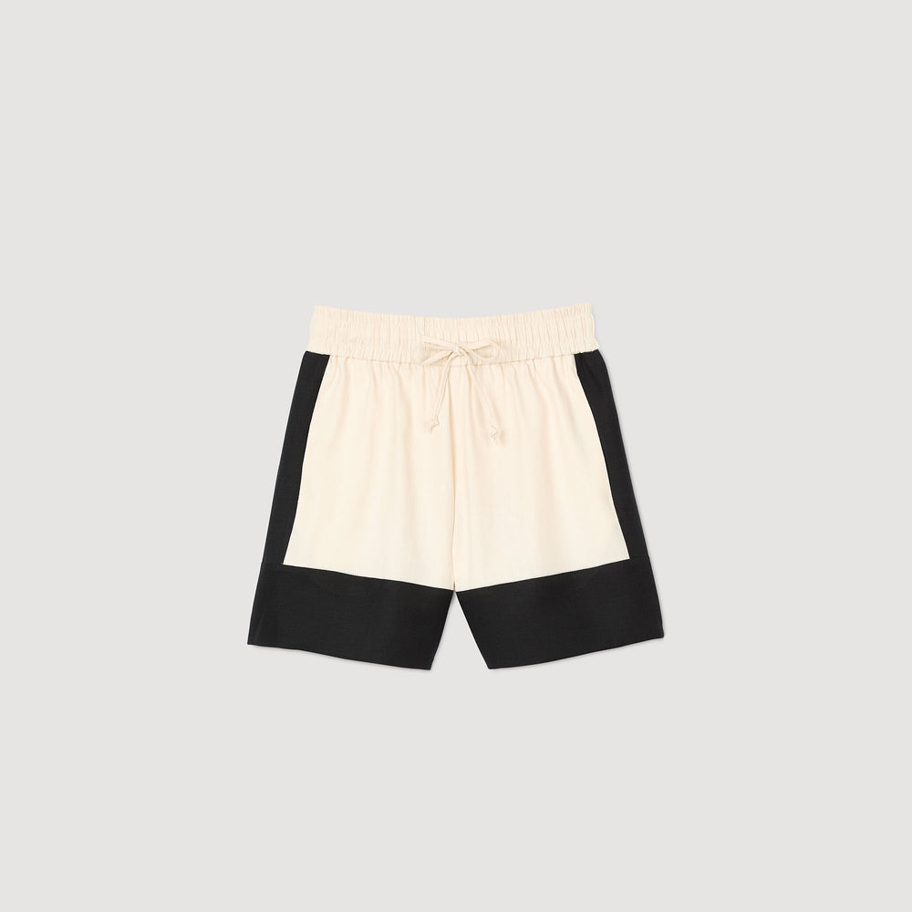 Sandro Women Two-tone shorts