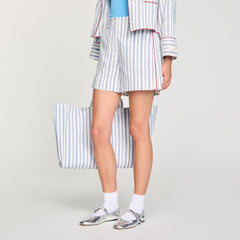 Sandro Women Striped shorts