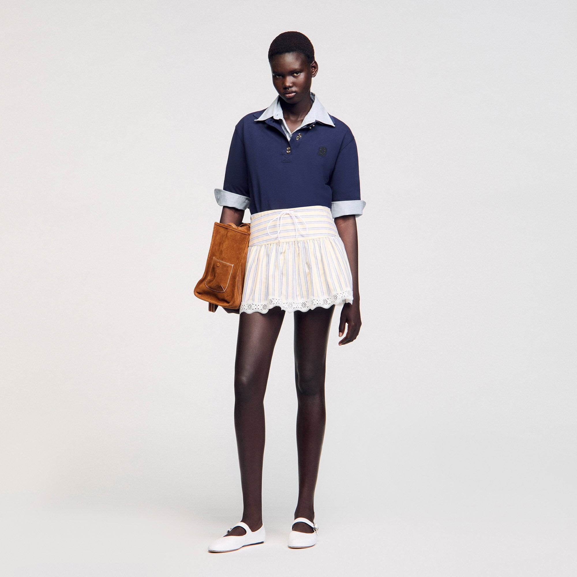 Sandro Women Striped skort
