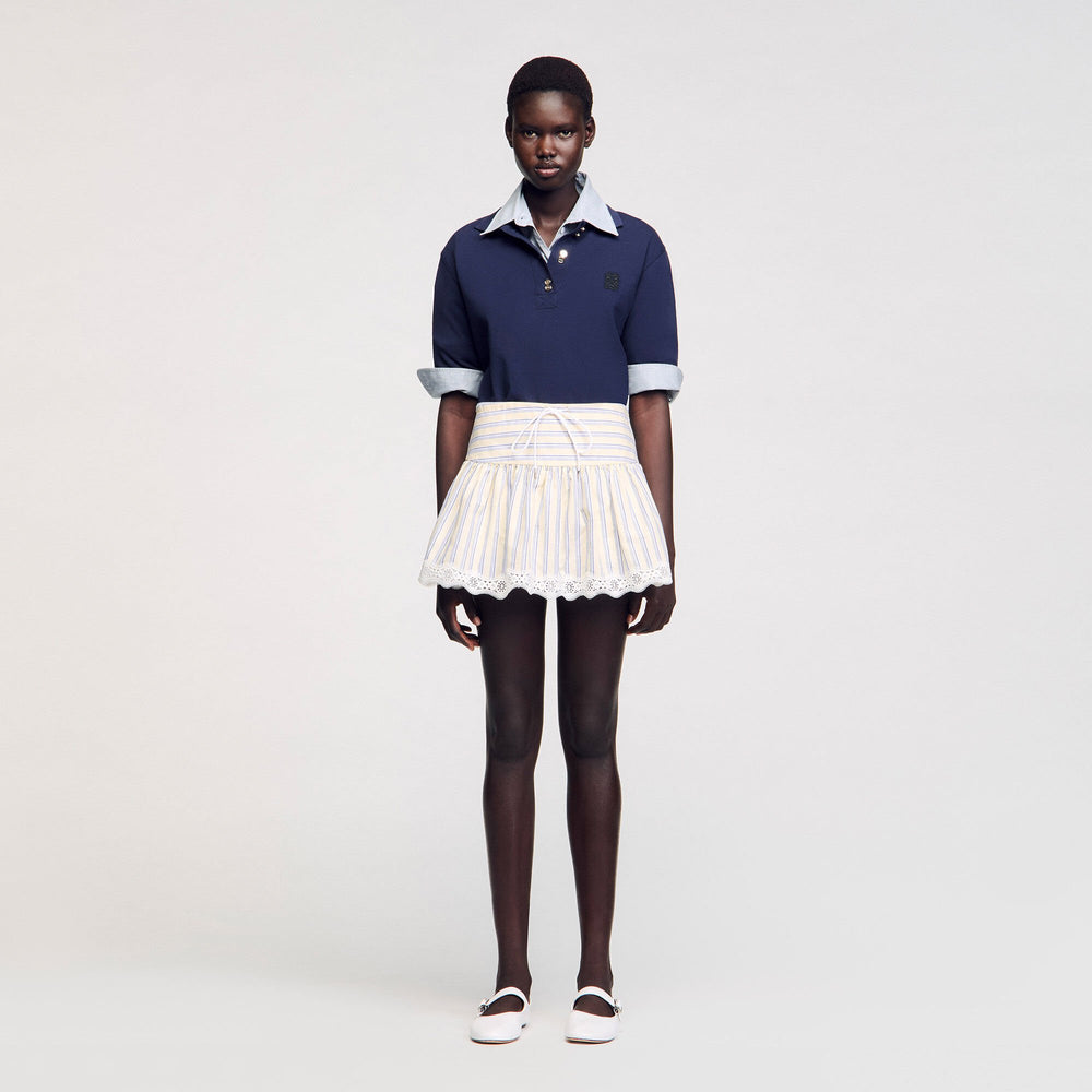 Sandro Women Striped skort