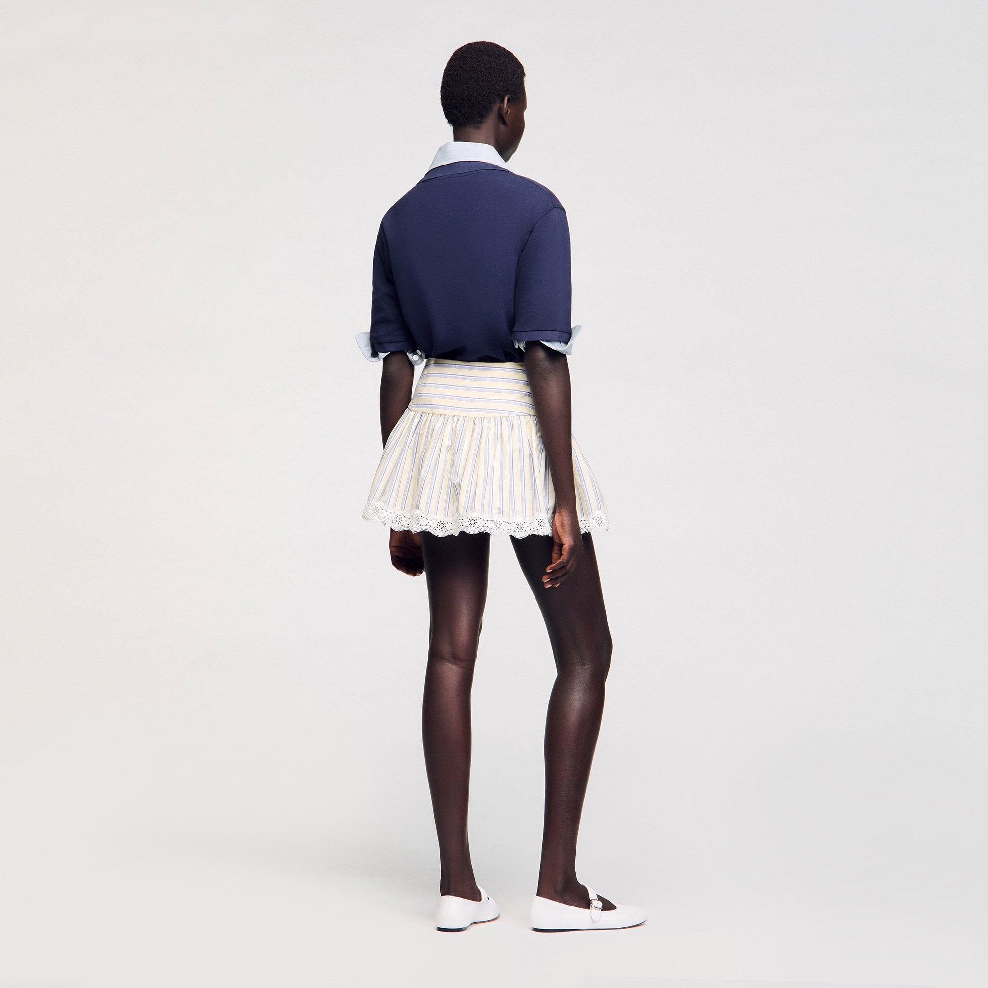 Sandro Women Striped skort