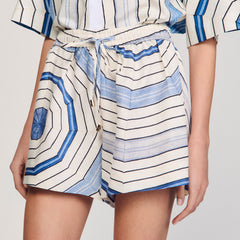 Sandro Women Spiral-motif shorts