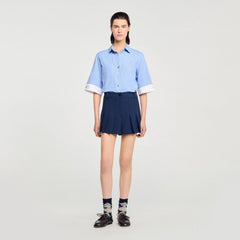 Sandro Women Tailored pleated shorts